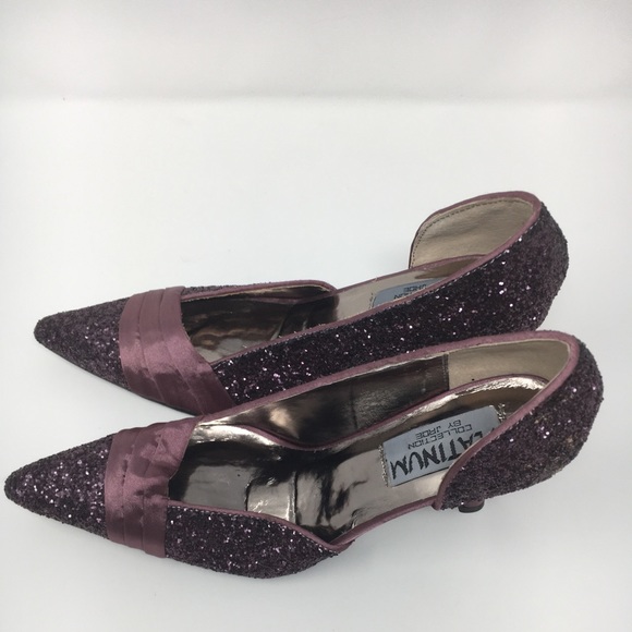 Platinum Collection by Jade Purple  Glitter Satin - Picture 6 of 16